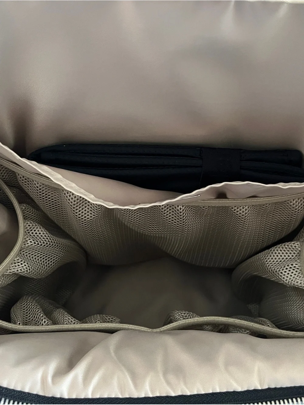 lululemon athletica Black Backpack with Silver Accents